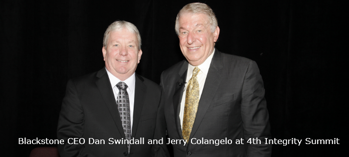 C-Level CEOs of the Year Dan Swindall and Jerry Colangelo at 4th Annual Integrity Summit